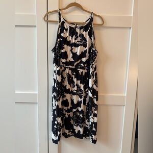 LOFT Floral Pattern Sun Dress.